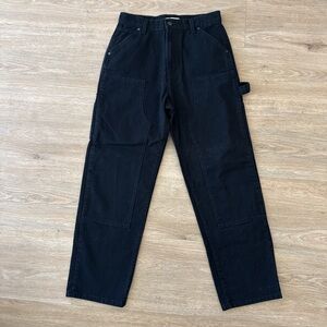 Relaxed Work Black Women's Jeans - Casual Utility Style 26